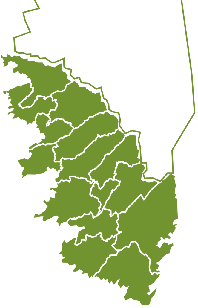 Organigramme et Carte Secteur Corse du Sud